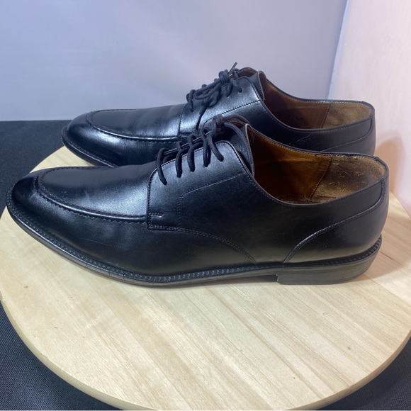 Zelli Black Leather  Oxford Lace Up Dress Shoes Men’s 11.5M main image 8
